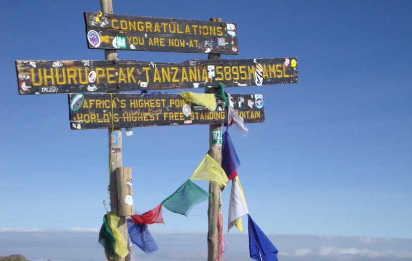 6 Day - Kilimanjaro via Machame route
